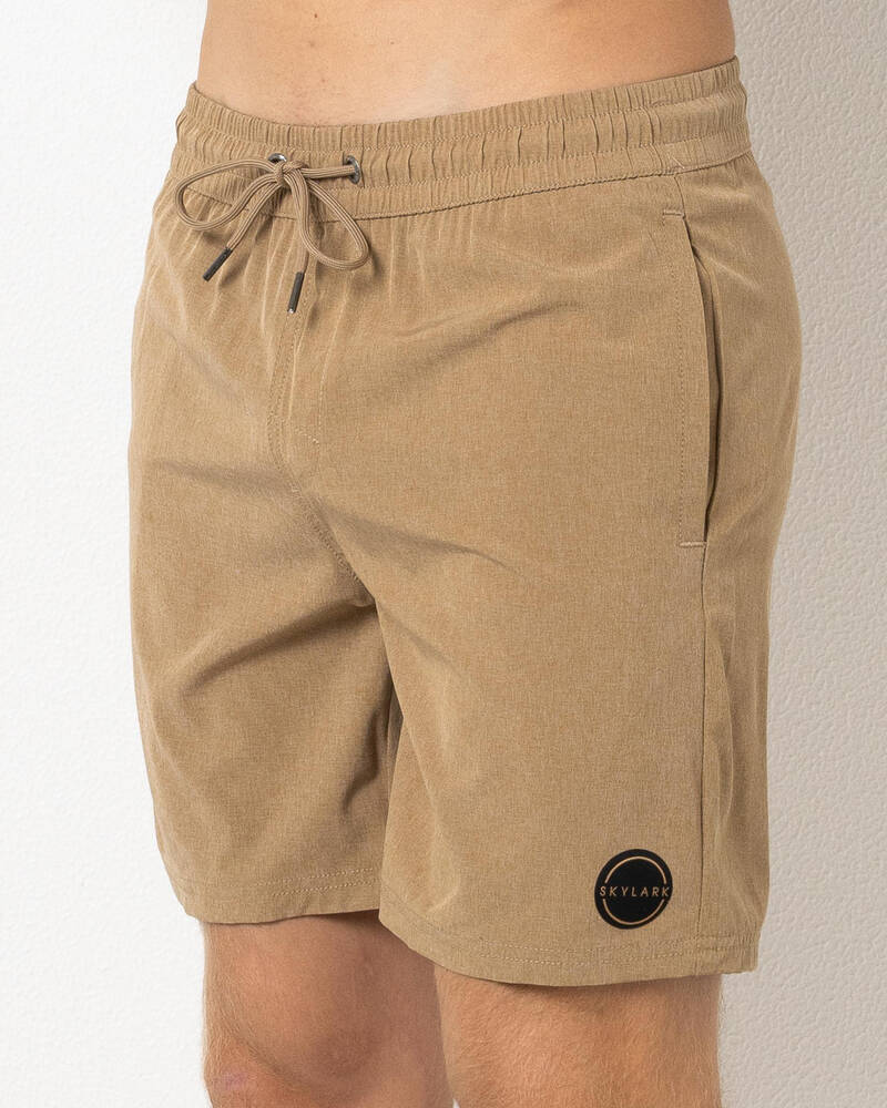 Skylark Cinch Elastic Waist Shorts for Mens