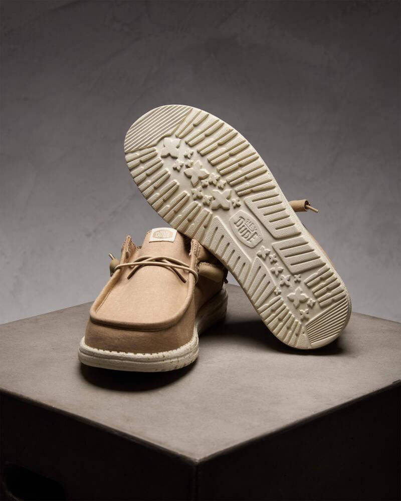 HEYDUDE Wally Canvas Shoes for Mens