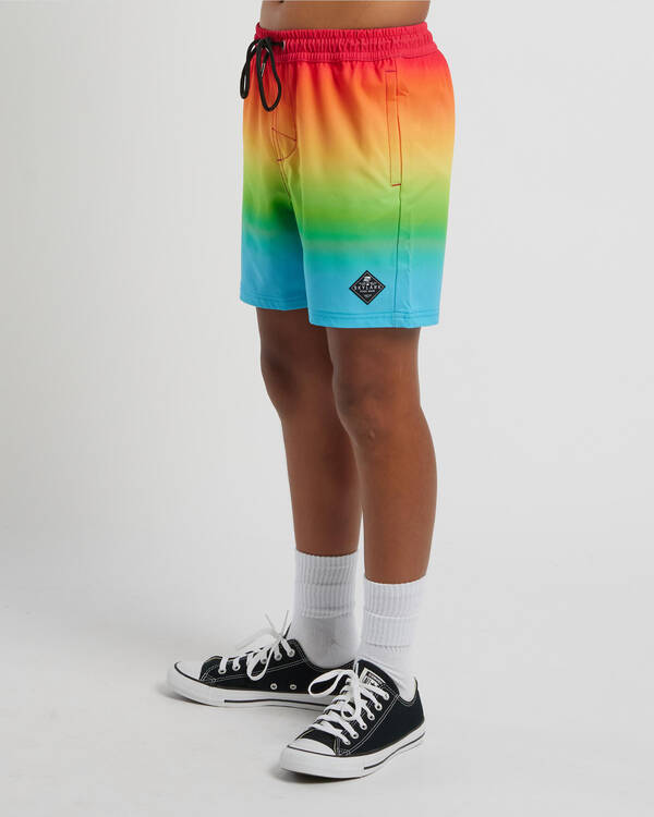 Skylark Boys' Technicolour Elastic Waist Shorts for Mens