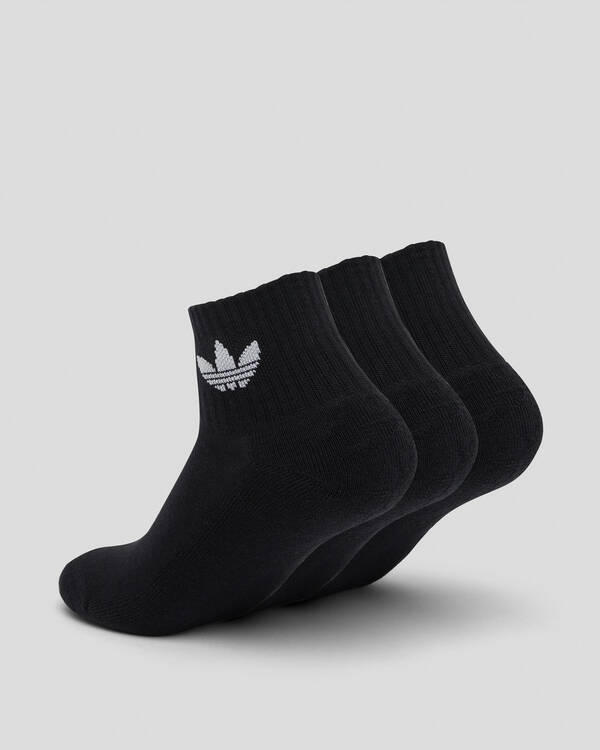 adidas Toddlers' Mid Ankle Socks 3 Pack for Mens