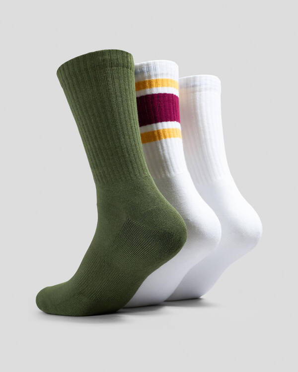 Champion Mixed Crew Socks 3 Pack for Mens