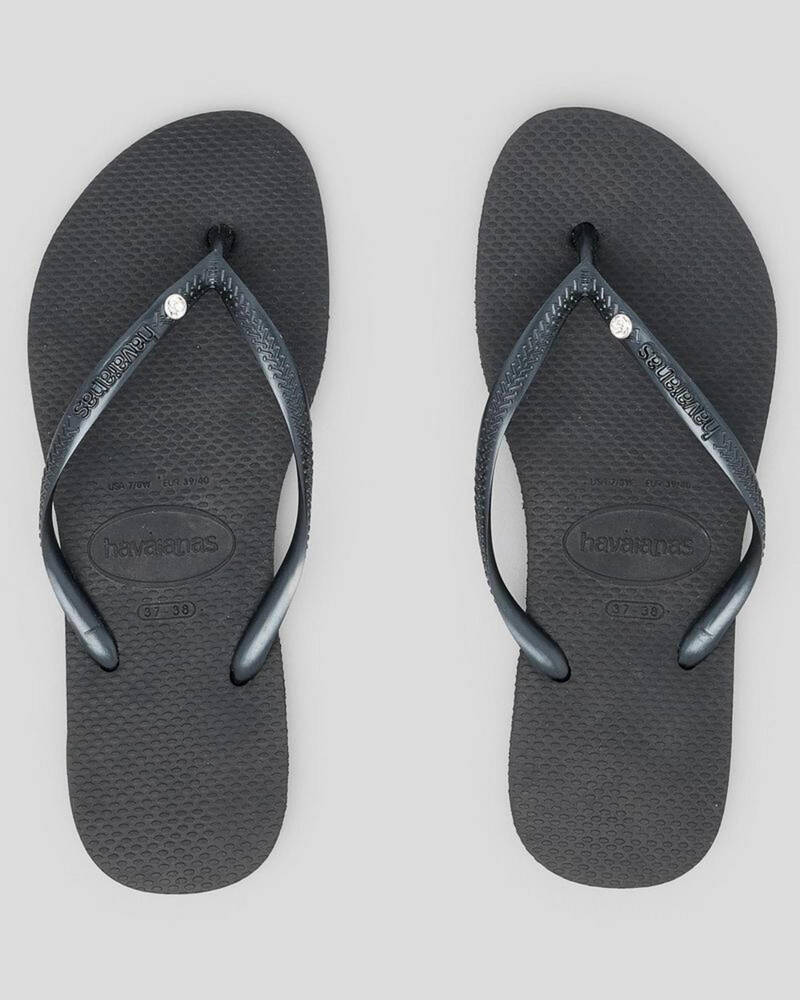 Havaianas Slim Crystal Thongs for Womens