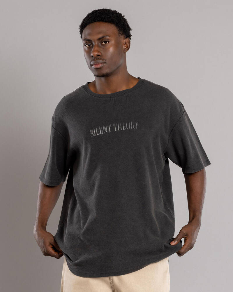 Silent Theory Faded Waffle T-Shirt for Mens