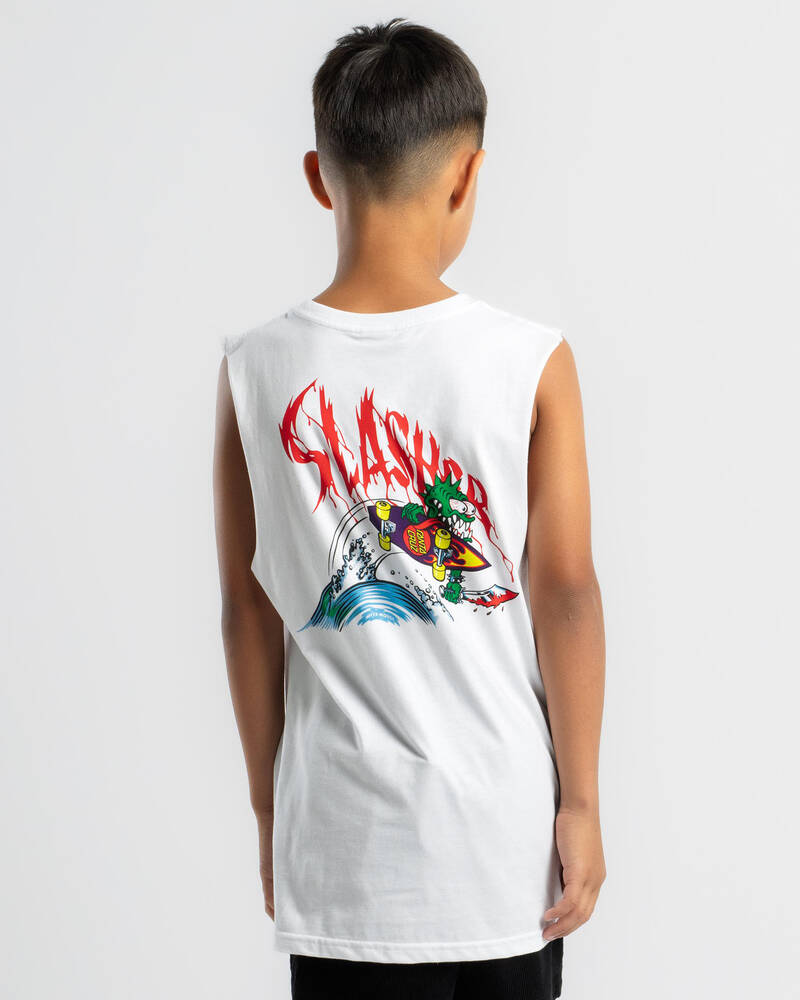 Santa Cruz Boys' SC Meek OG Slasher Muscle Tank for Mens