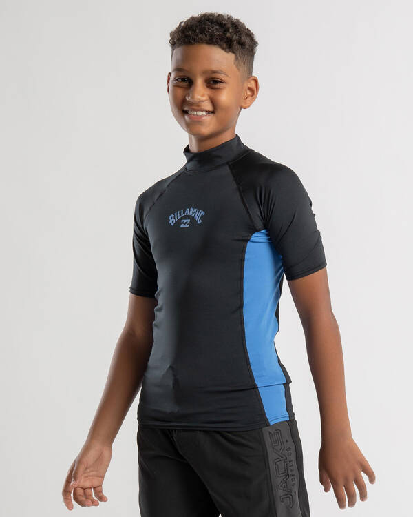 Billabong Boys' Arch Short Sleeve Rash Vest for Mens