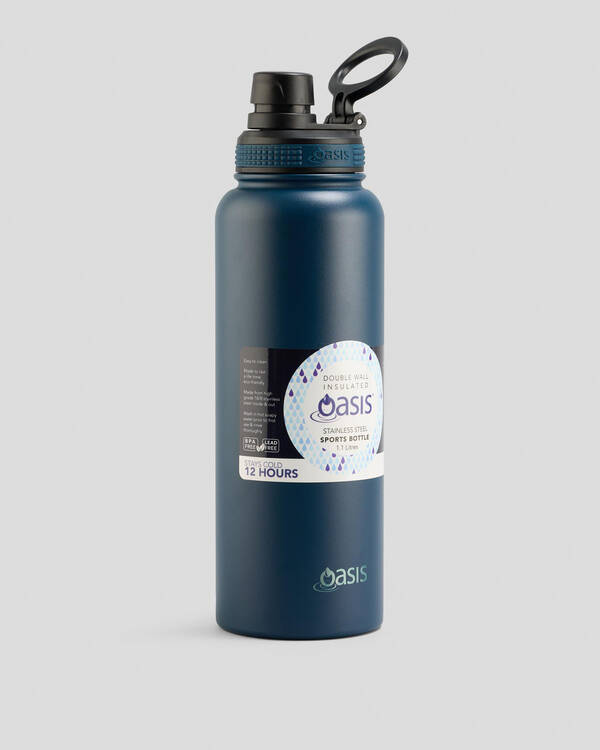 Oasis Stainless Steel 1.1L Challenger Drink Bottle for Unisex