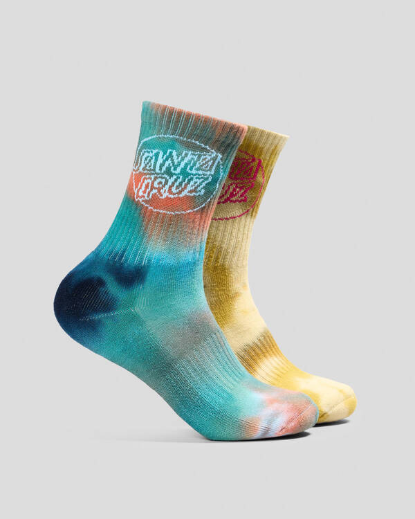 Santa Cruz Santa Cruz Boys' Opus Dot Crew Socks 2 Pack for Mens