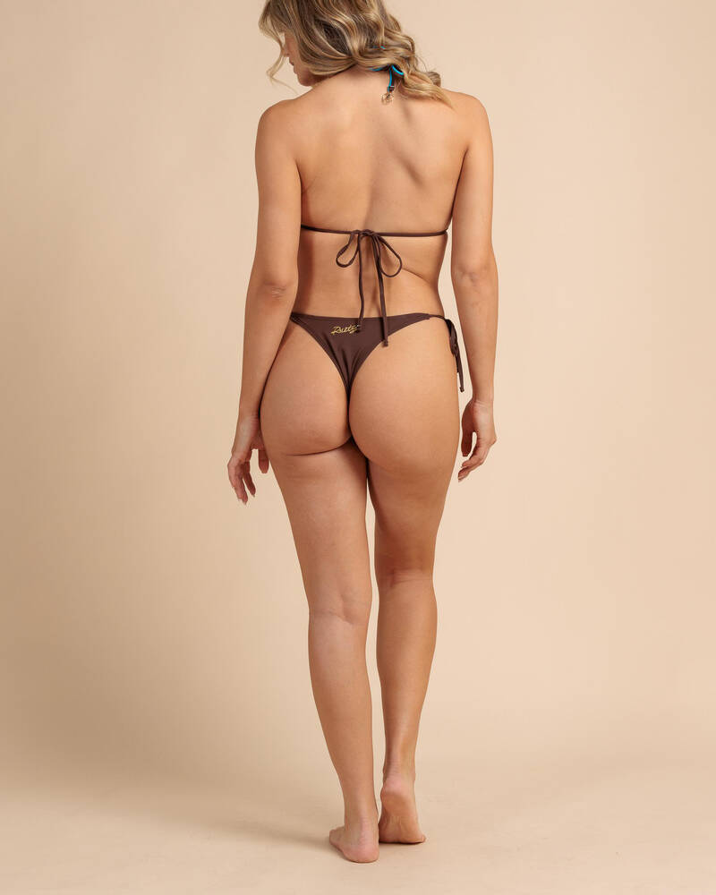 Rusty La Cabana Brazilian Tie Side Bikini Bottom for Womens