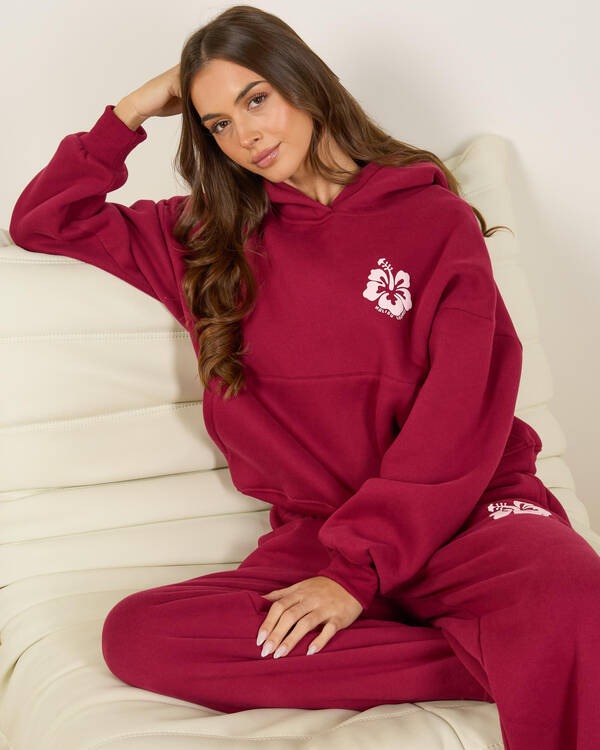 Malibu Lounge Hibiscus Hoodie for Womens