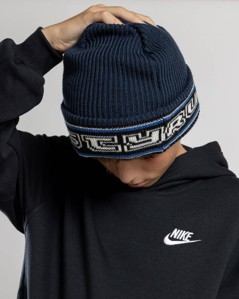 Rusty Boys' Tracks Cuff Beanie for Mens