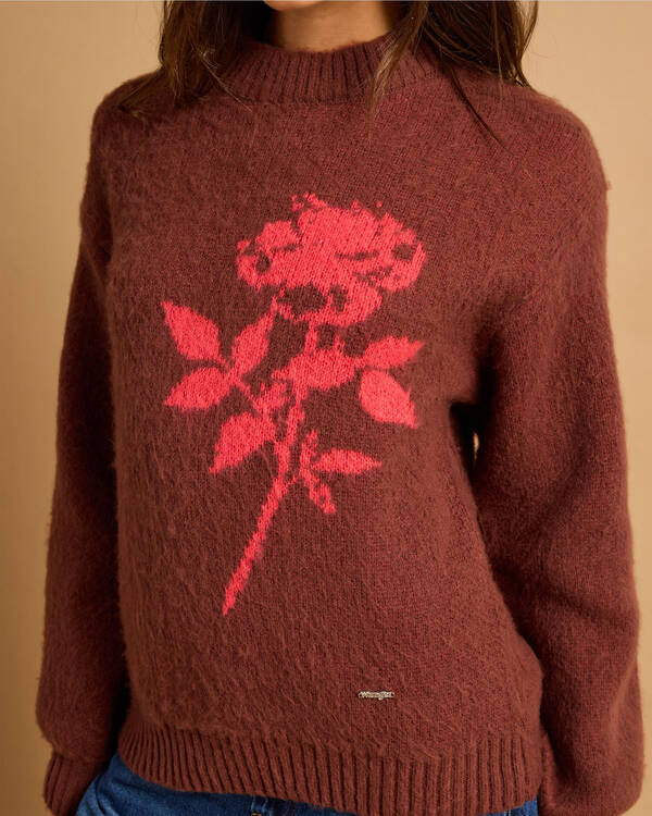 Wrangler Wild Rose Knit Sweater for Womens