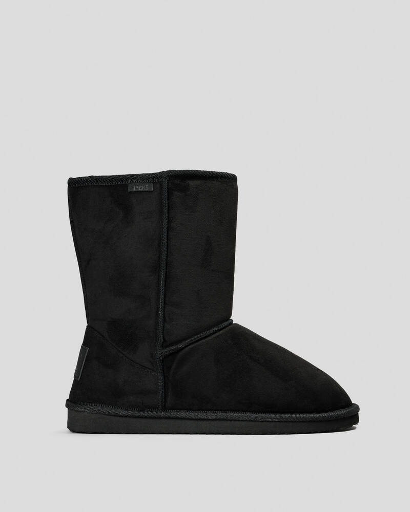 Jacks Mammoth Black Boots for Mens