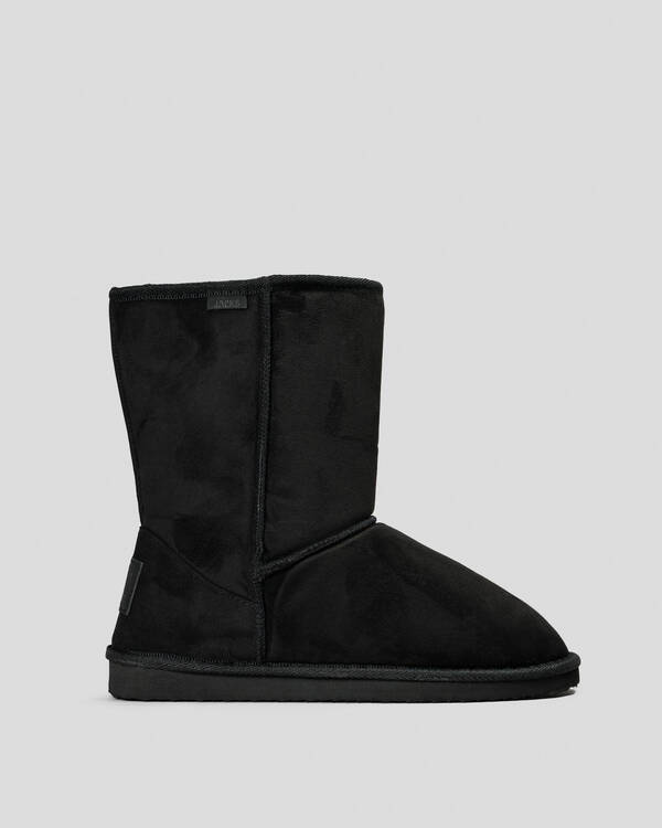 Jacks Mammoth Black Boots for Mens