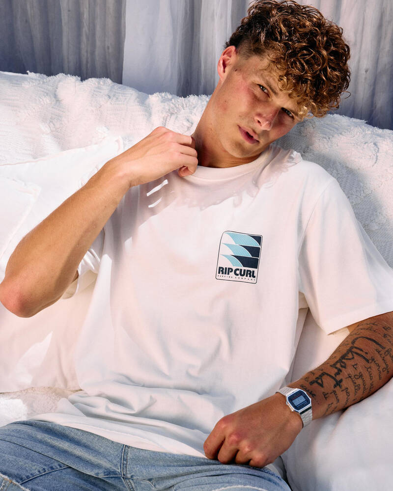 Rip Curl Surf Revival Line Up T-Shirt for Mens