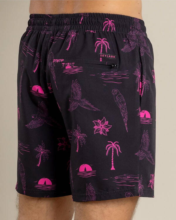 Skylark Recline Elastic Waist Shorts for Mens