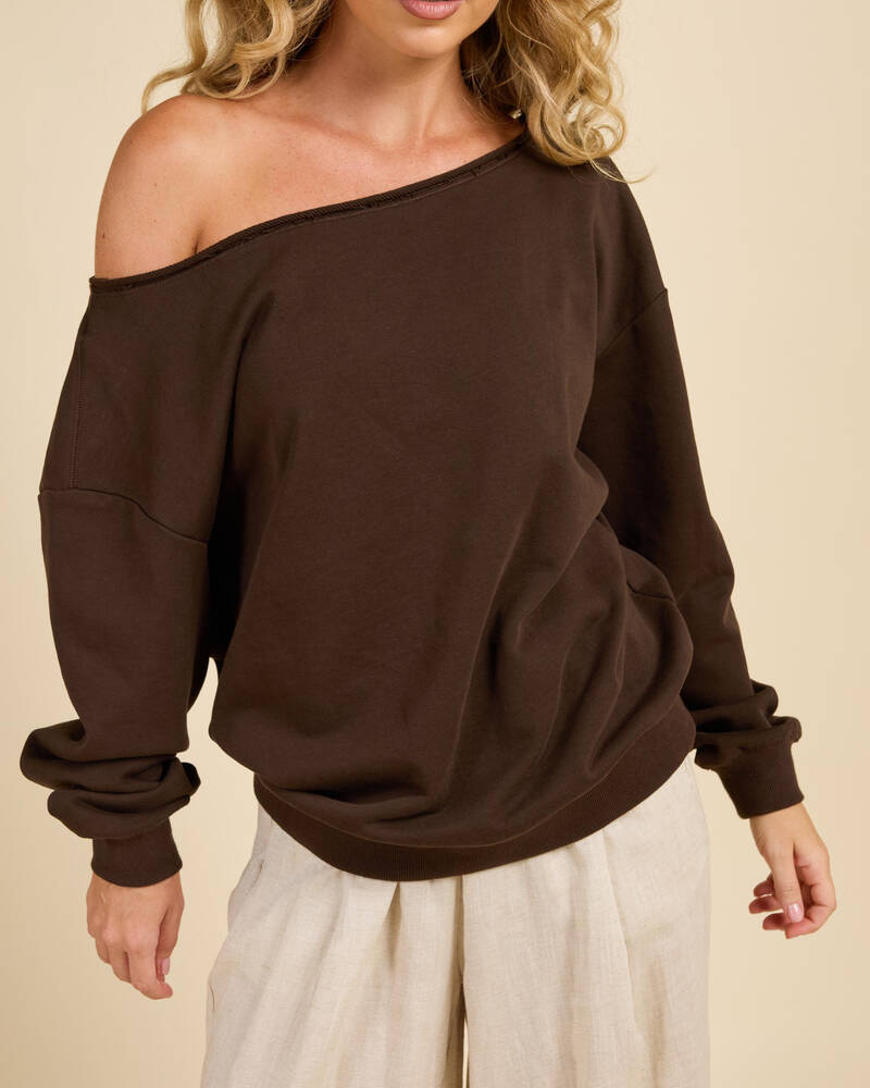 Malibu Life Eden Off Shoulder Long Sleeve for Womens