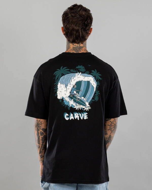 Carve Waves T-Shirt for Mens