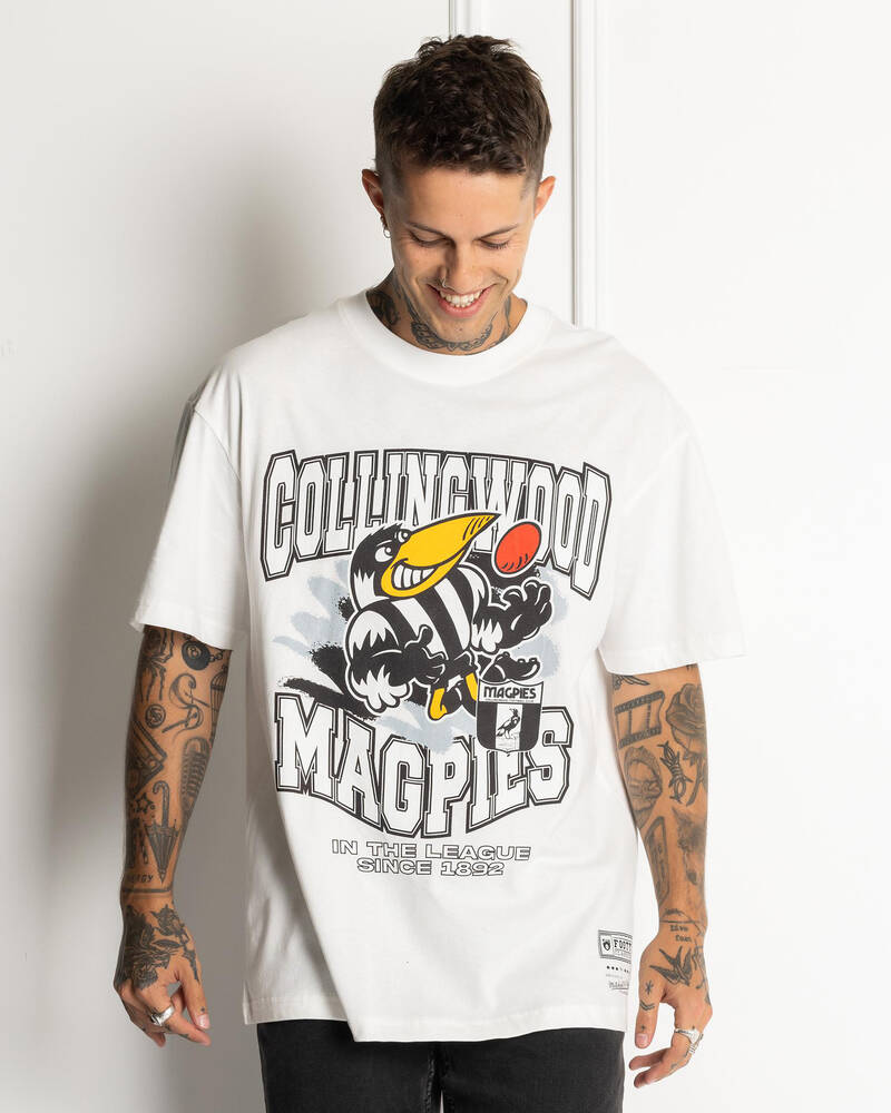 Mitchell & Ness Collingwood Magpies Character T-Shirt for Mens