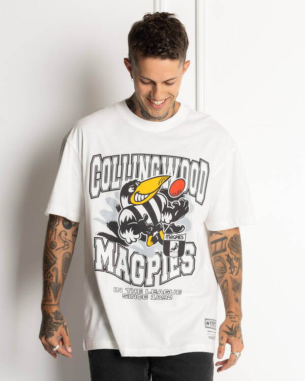 Mitchell & Ness Collingwood Magpies Character T-Shirt for Mens