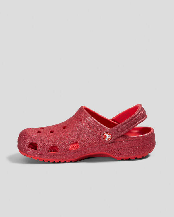 Crocs Classic Glitter Clogs for Unisex