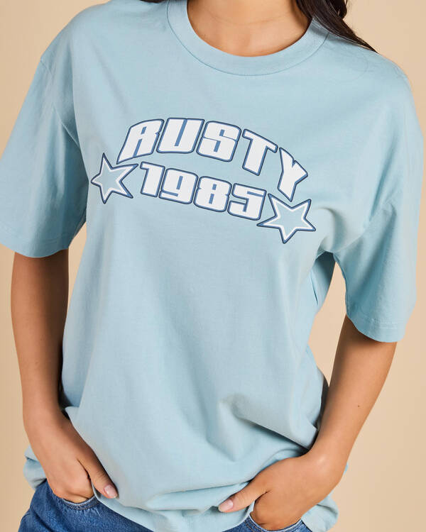 Rusty Star Shine Oversized T-Shirt for Womens