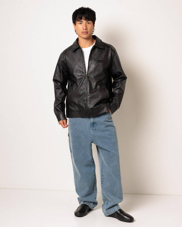 Lucid Regalia Faux Leather Jacket for Mens