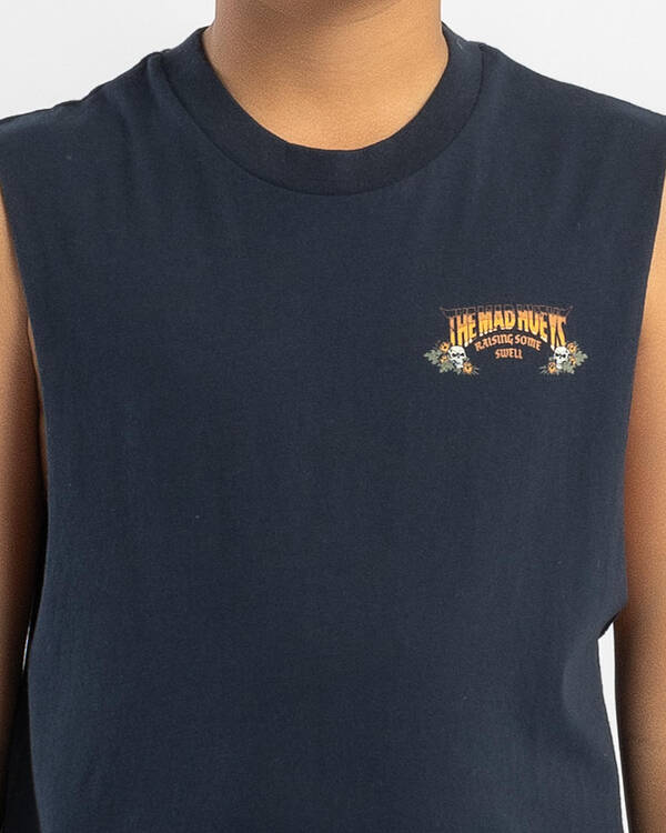 The Mad Hueys Boys' Raising Swell Muscle Tank for Mens