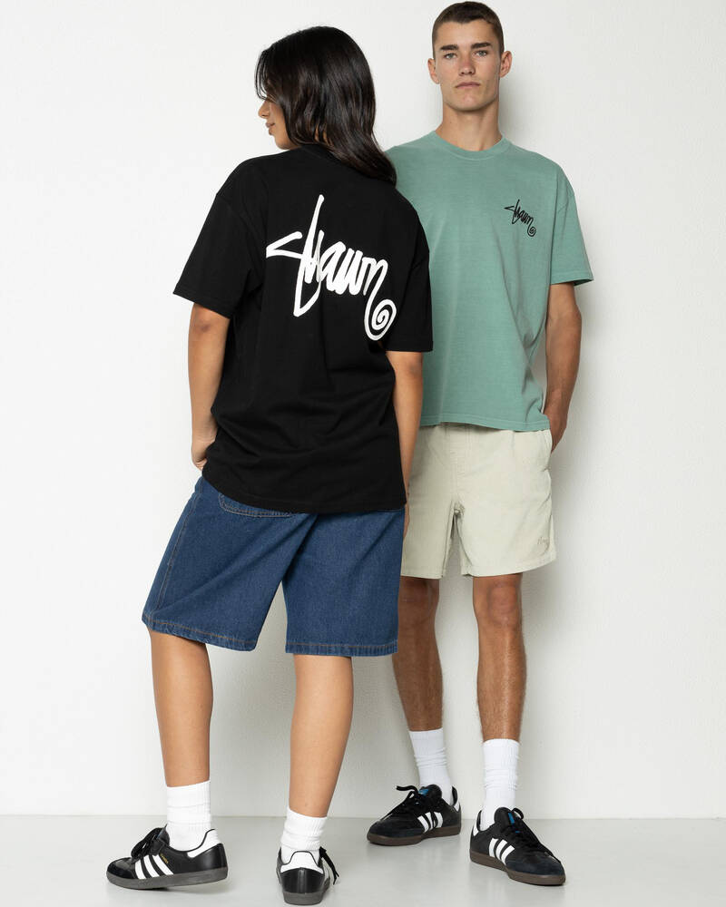 S-Double Shawn Script T-Shirt for Mens