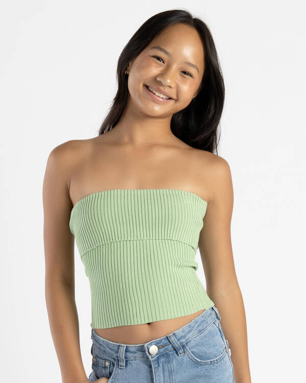 Ava And Ever Girls' Basic Knit Tube Top for Womens