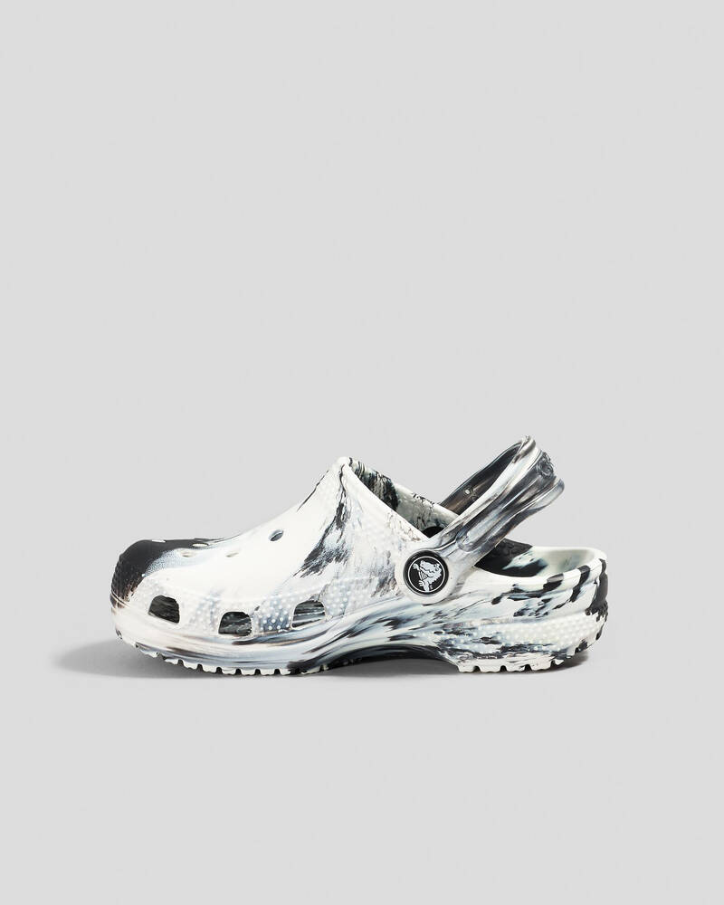 Crocs Toddlers' Classic Marble Clogs for Unisex