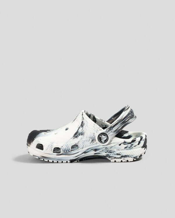 Crocs Toddlers' Classic Marble Clogs for Unisex