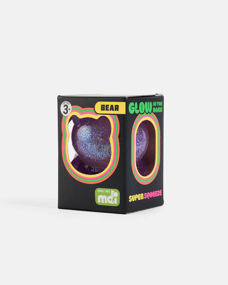 Smooshos Super Squeeze Bear Glow In The Dark Squishy Fidget Toy for Unisex