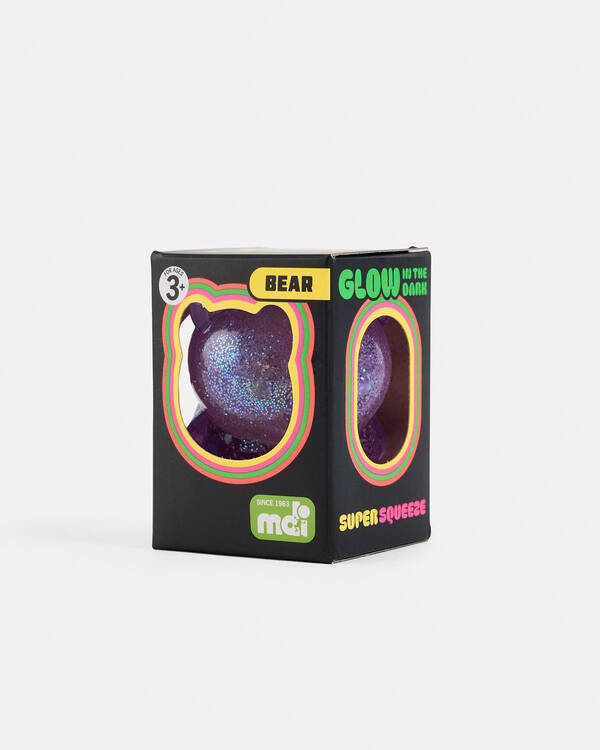 Smooshos Super Squeeze Bear Glow In The Dark Squishy Fidget Toy for Unisex