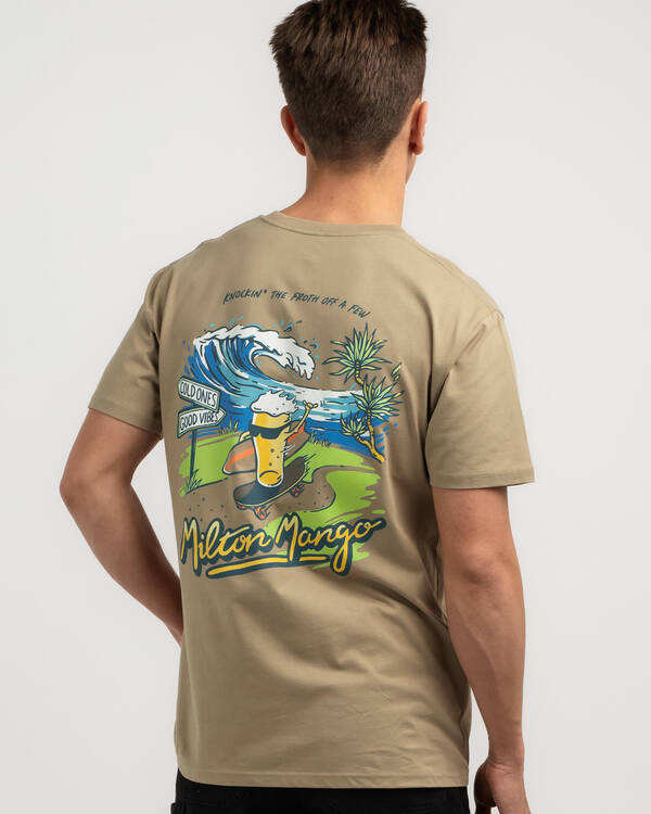Milton Mango Knockin' The Froth Off T-Shirt for Mens