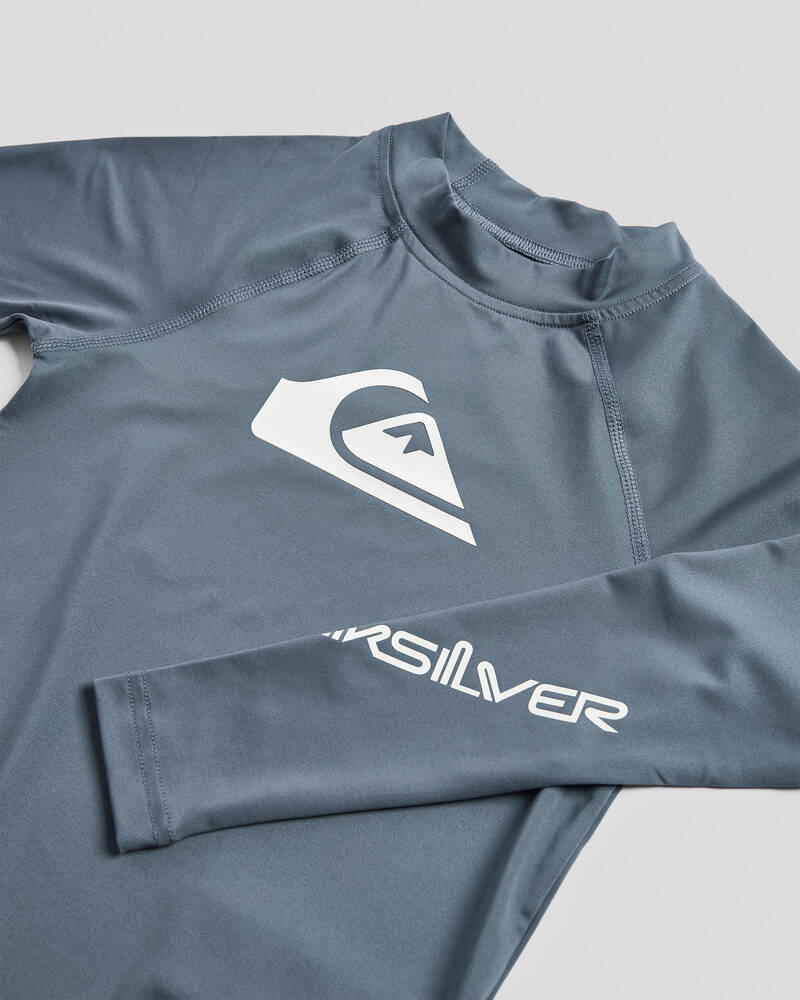 Quiksilver All Time Toddler's Long Sleeve Rash Vest for Mens