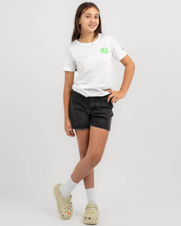 DESU Girls' Byron Mid Denim Shorts for Womens