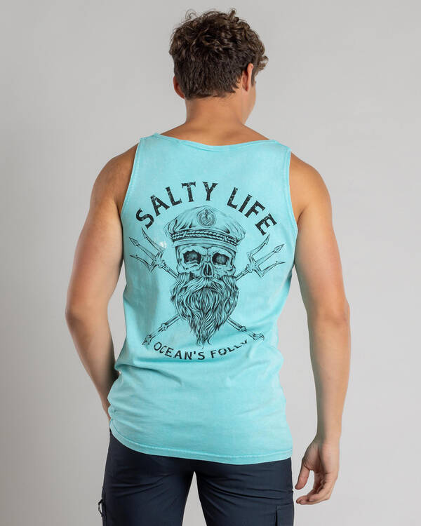 Salty Life Captain's Curse Singlet for Mens