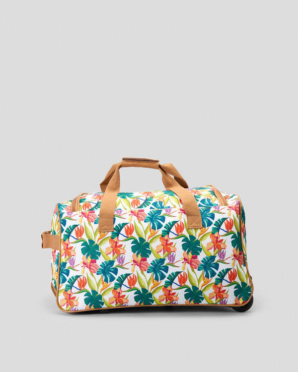Mooloola Bloom Small Wheeled Travel Bag for Womens
