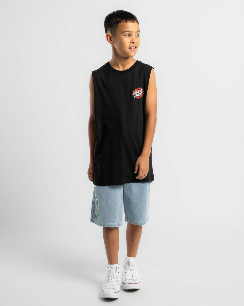 Santa Cruz Boys' SC Meek OG Slasher Muscle Tank for Mens