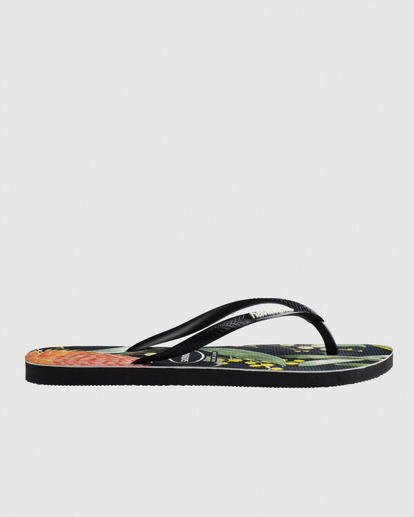 Havaianas Kids' Slim Fauna Bush Flower Thongs for Womens