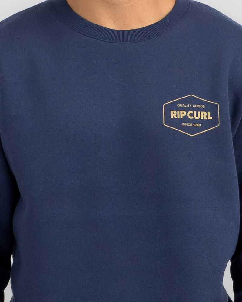 Rip Curl Stapler Crew Sweatshirt for Mens