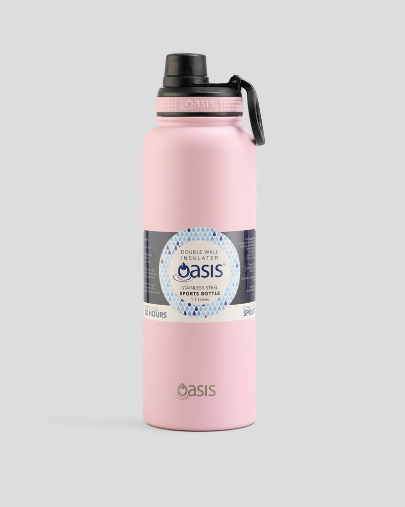 Oasis Stainless Steel 1.1L Challenger Drink Bottle for Unisex