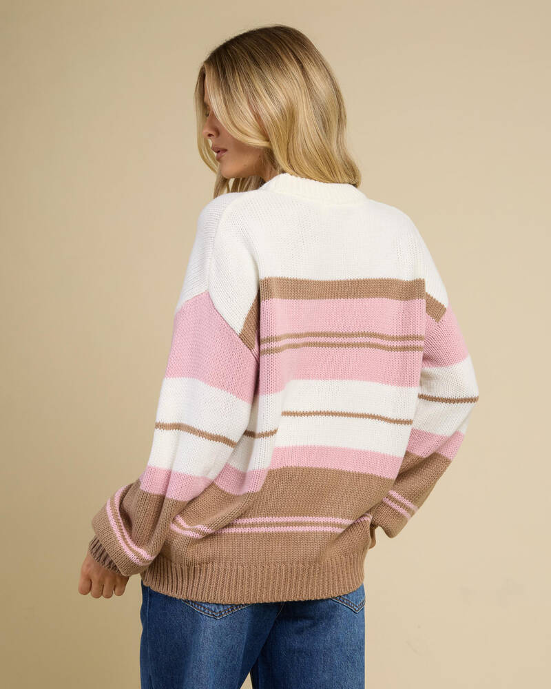 Roxy Love Again Crew Neck Sweater for Womens