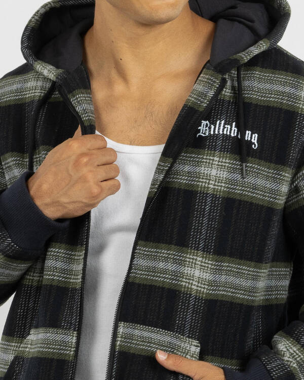 Billabong Warped Zip Thru Hooded Jacket for Mens