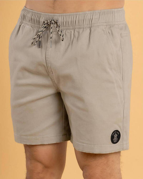 Salty Life Vision Elastic Waist Shorts for Mens