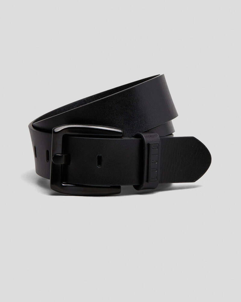 Lucid Onyx Leather Belt for Mens