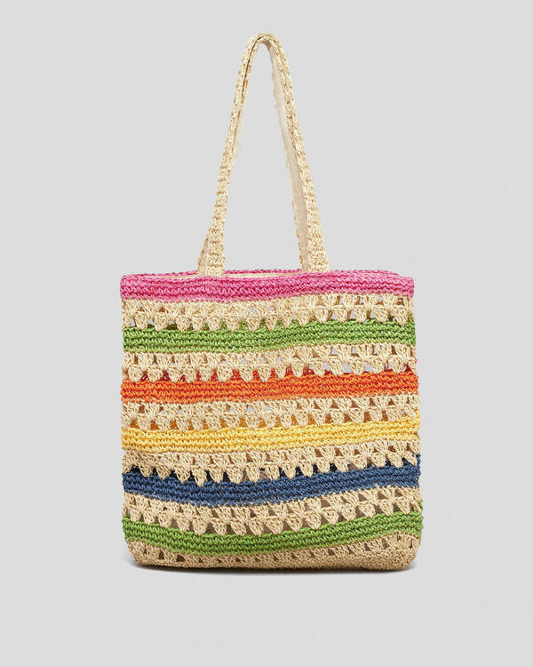 Mooloola Raya Straw Bag for Womens