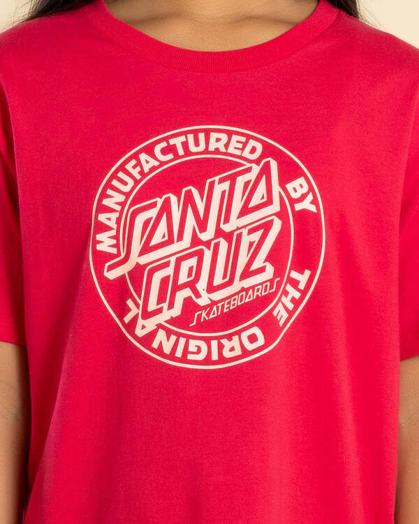 Santa Cruz Girls' MFG Dot Front T-Shirt for Womens