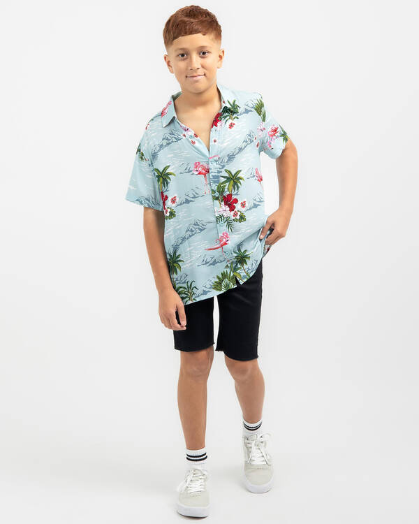 Lucid Boys' Savanna Short Sleeve Shirt for Mens