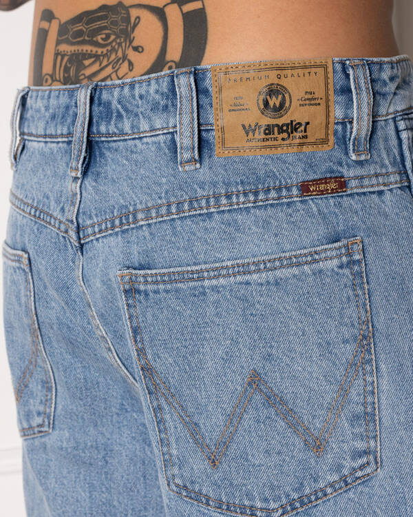 Wrangler Slacker Denim Shorts for Mens